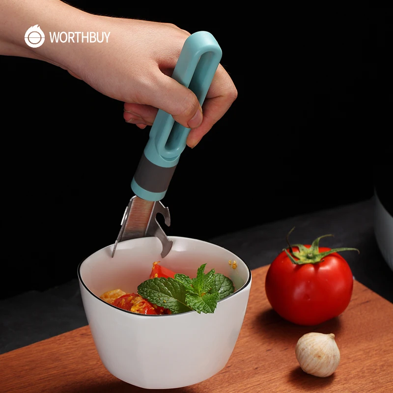 ​WORTHBUY Многофункциональный тарелка зажимы из нержавеющей стали держатель для