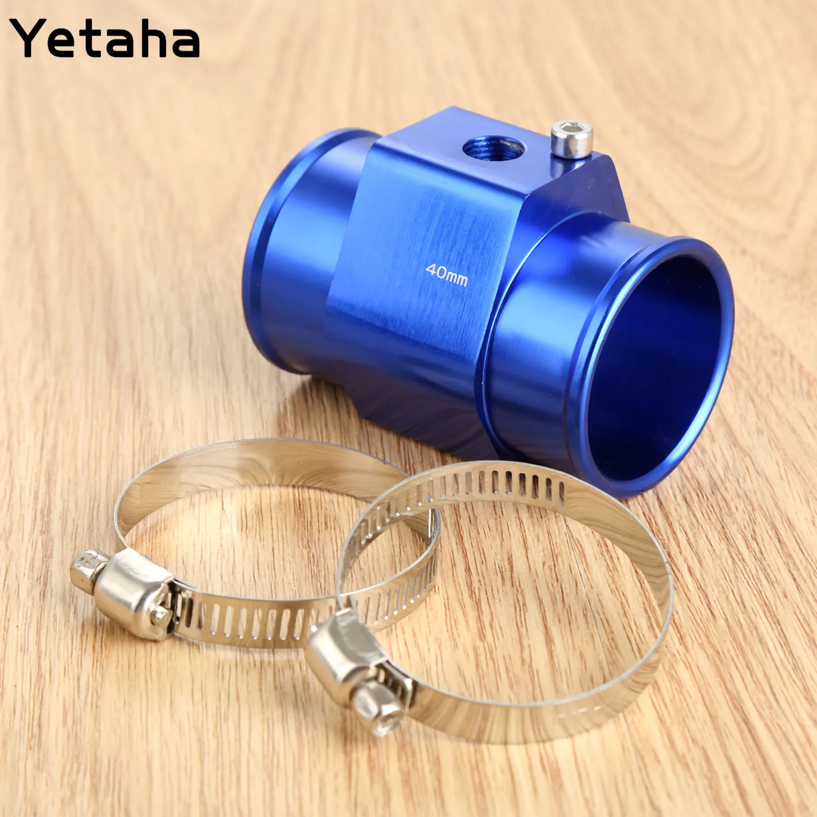 Синий Автомобильный датчик температуры воды 40 мм переходник для шланга с