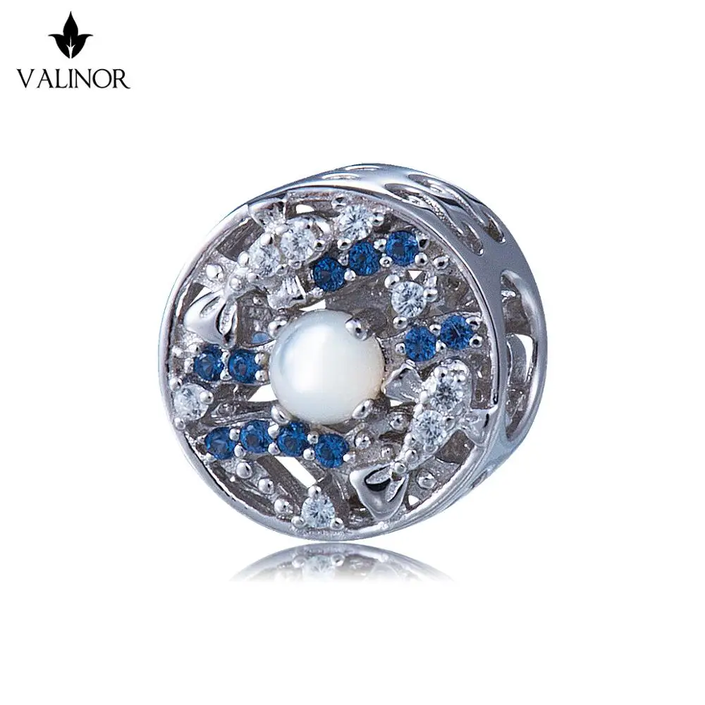 Подвеска для браслета DDBJ030 с тропическими рыбками и растениями | Украшения