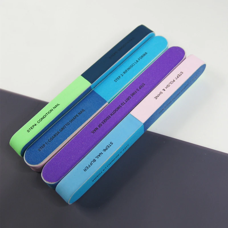 5 шт инструментов для ногтей буферный блок пилочка маникюра педикюра поверхность