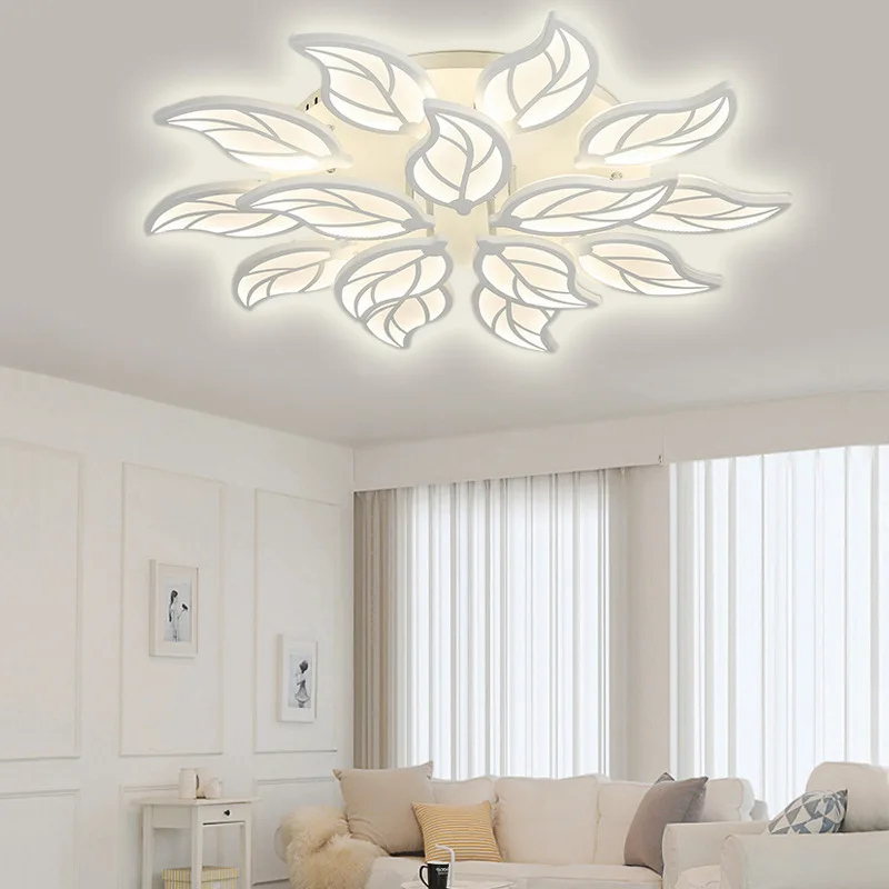

Modern Creative Foliage LED Ceiling Light Living Room Bedroom Study Room Lamp Office & Commercial Interior Ceiling lamp 110-240V