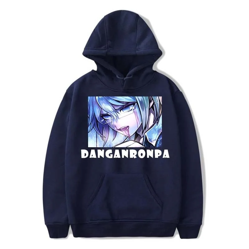 Толстовки в стиле игры данганронпа свитшоты с длинными рукавами унисекс принтом
