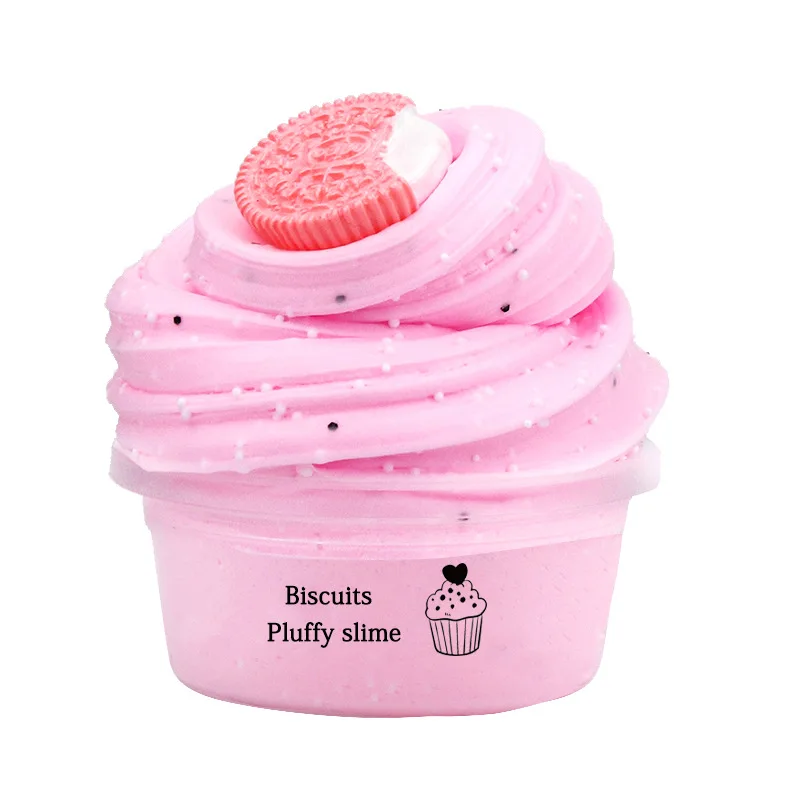 Cookies Butter Slime Fluffy Glue Charms for Additives Clay Supplies Plasticine Slimes Kit Chocolate Modelling Toy For Kids | Игрушки и