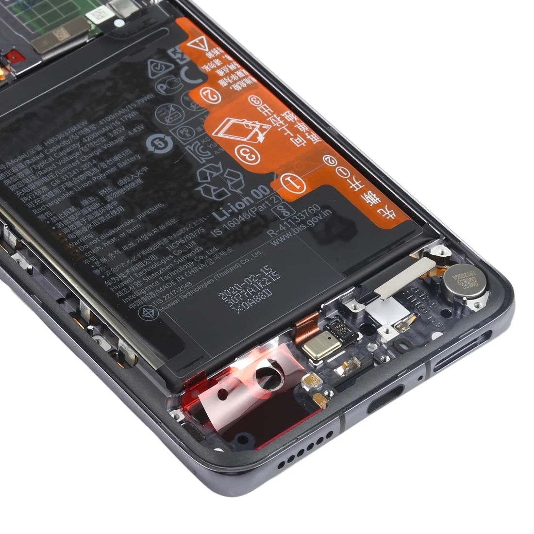 Pantalla LCD y digitalizador para Huawei P40 Pro, montaje completo con Marco, nuevo-4
