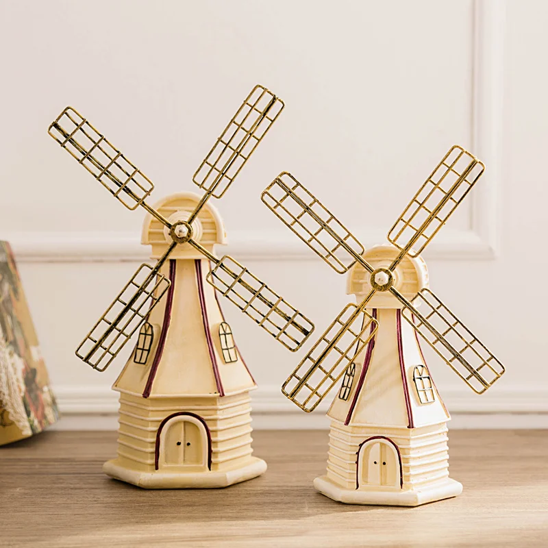 Полимерное голландское украшение ветряная мельница Копилка монетная коробка
