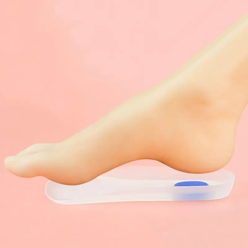 1 Pair Shoe Pad Heel Pads Cushion Silicone Soft Arch Support 3D Shock Absorb Breathable Insole Comfortable Orthopedic Feet Care