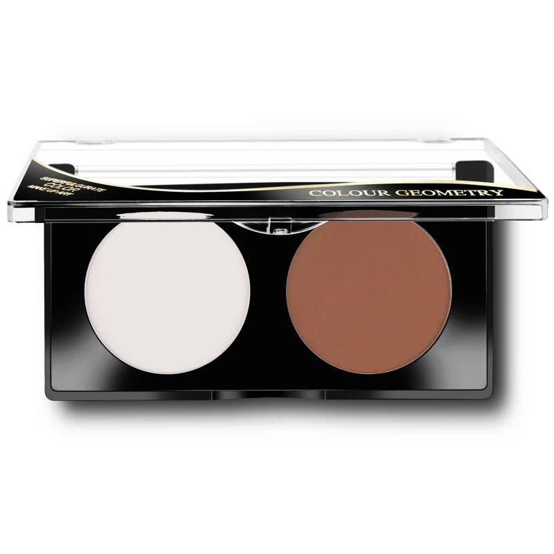 2 цвета макияж бронзатор консилер палитра Макияж контур отбеливание ярче