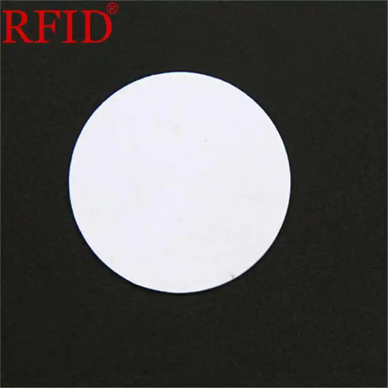 

ID 125 кГц EM4100 TK4100 30 мм RFID Круговой белый водонепроницаемый монета Crad только считывание безопасного доступа брелок для ключей Быстрая доставка 1