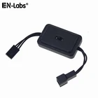 Кулер для ПК, 3-контактный чехол, регулятор скорости вентилятора 12 В, блок питания для материнской платы, 3-контактный 4-контактный вентилятор 5 В до 12 В, контроллер напряжения