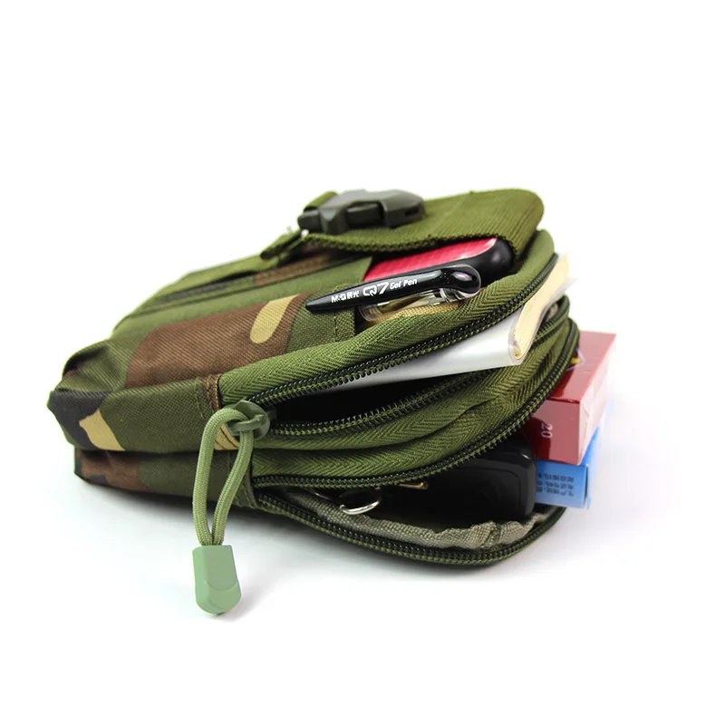 Tactical Belt Waist Pack Bag Molle Pouch Military Outdoor Hiking Small Pocket Camping Mobile Phone Wallet Hunting | Спорт и