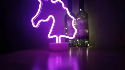 2019 Ins креативный Рождественский USB светодиодный неоновый ночной Светильник