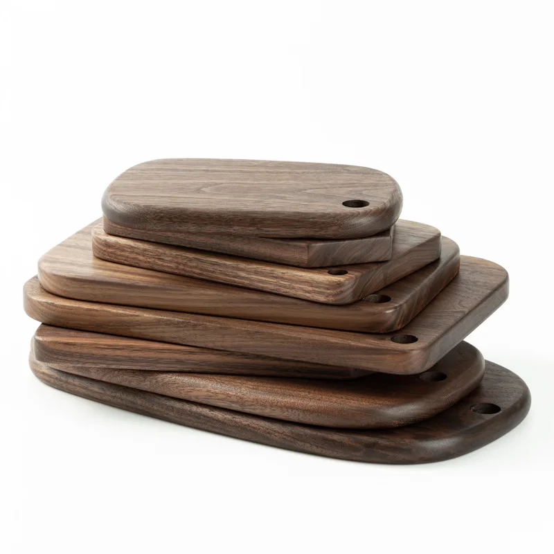 Разделочные доски разделочная доска черного ореха бытовая из цельного дерева