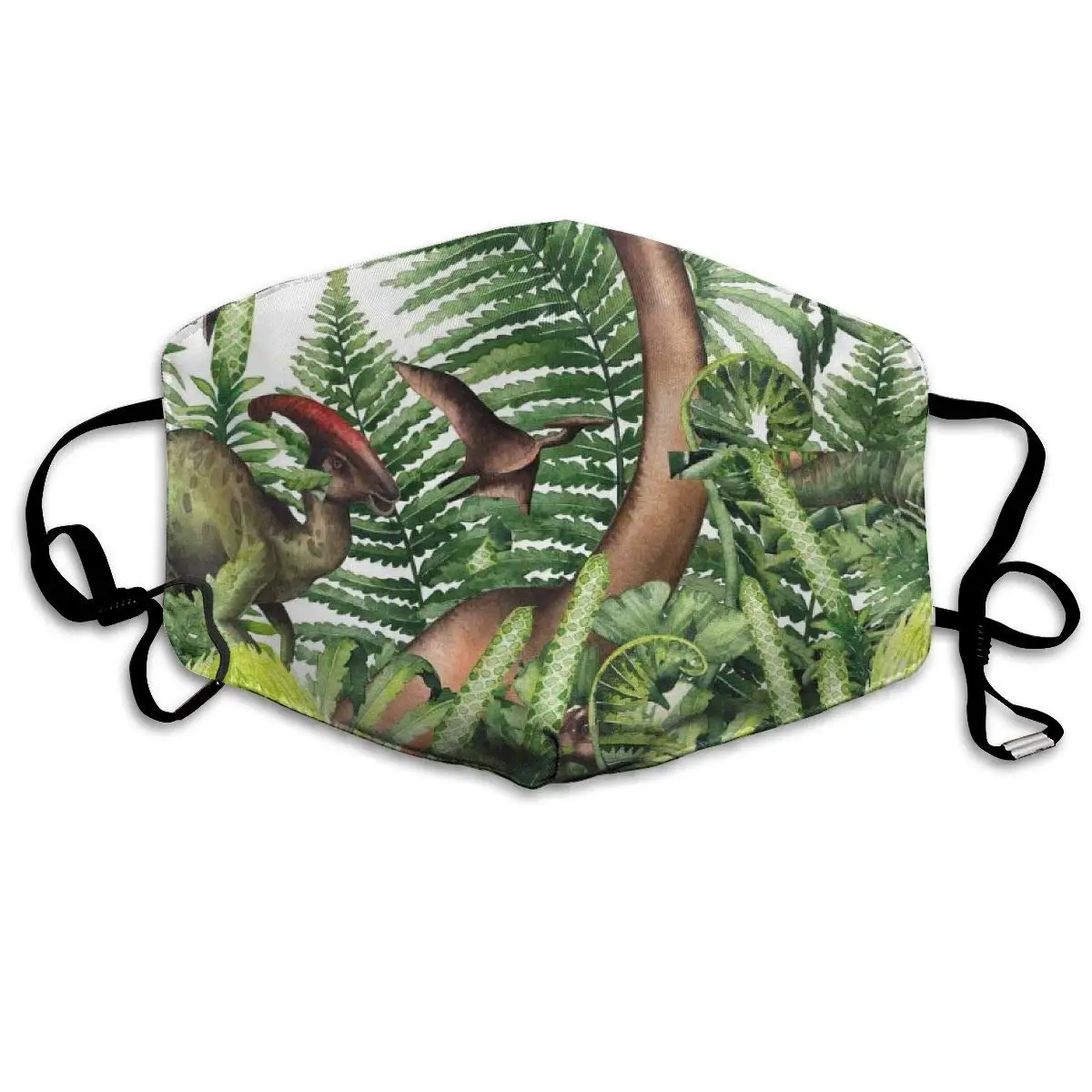 

Mouth Mask For Daily Dress Up, Dinosaur Anti-dust Mouth-Muffle, Washable Reusable Holiday Half Face Masks For Mens And Womens