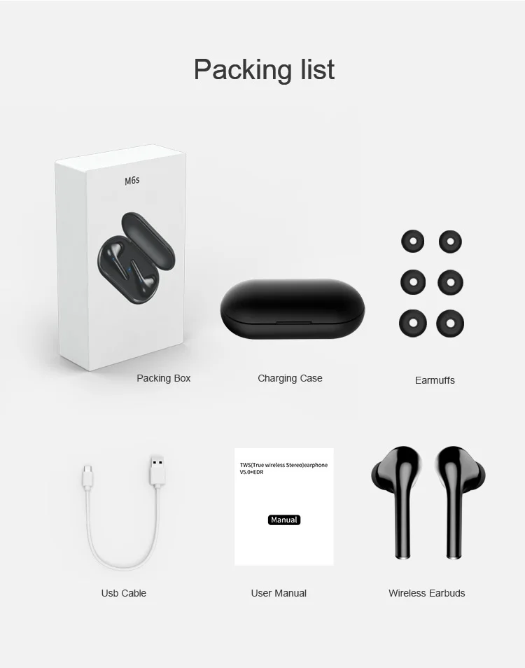 Bluetooth V5.0 сенсорная Операционная гарнитура TWS настоящие беспроводные двойные наушники с басовым звуком для мобильного телефона huawei Xiaomi Iphone samsung