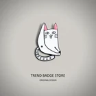 Брошь в виде кошки в японском простом и прекрасном стиле