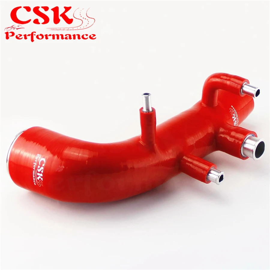 Силиконовый Впускной шланг турбо для Subaru GC8 EJ20 WRX STI 98 00 красный|silicone turbo|turbo inlet