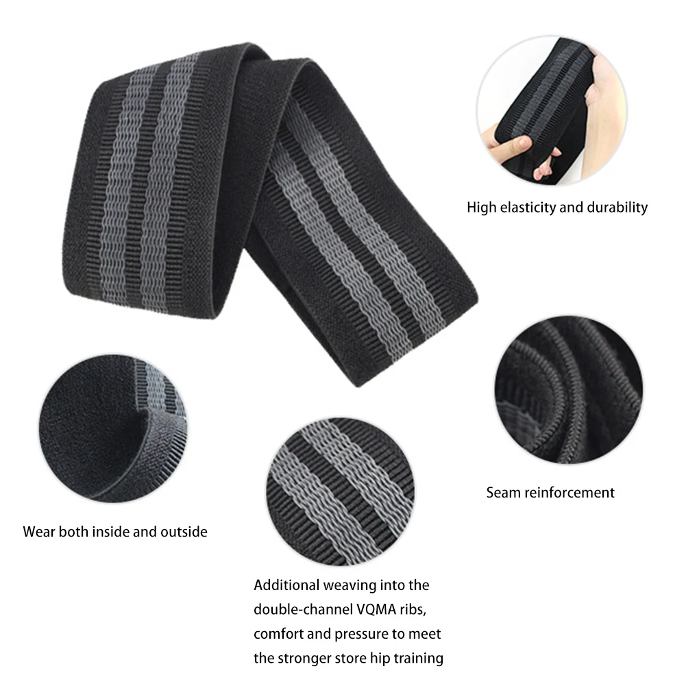 

Anti Slip Cotton Hip Band Resistance Bands Booty Exercise Elastic Bands For Yoga Stretching Training Fitness Workout