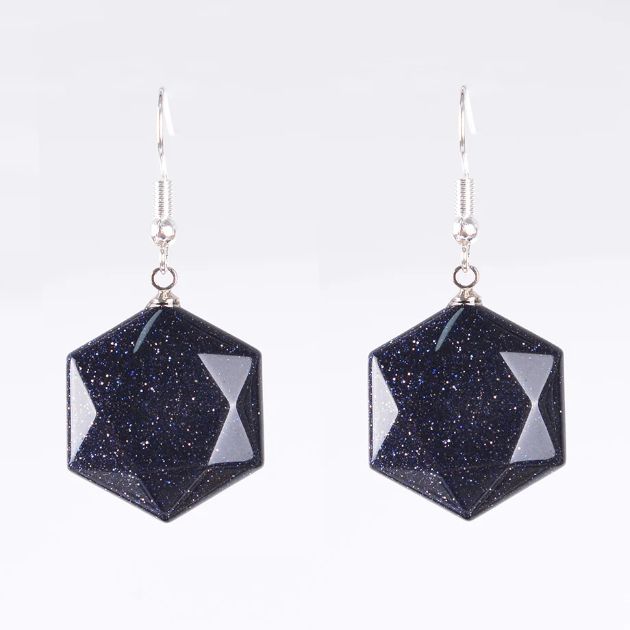 Граненые шестигранные натуральные бриллианты опал лазурит розовые ювелирные