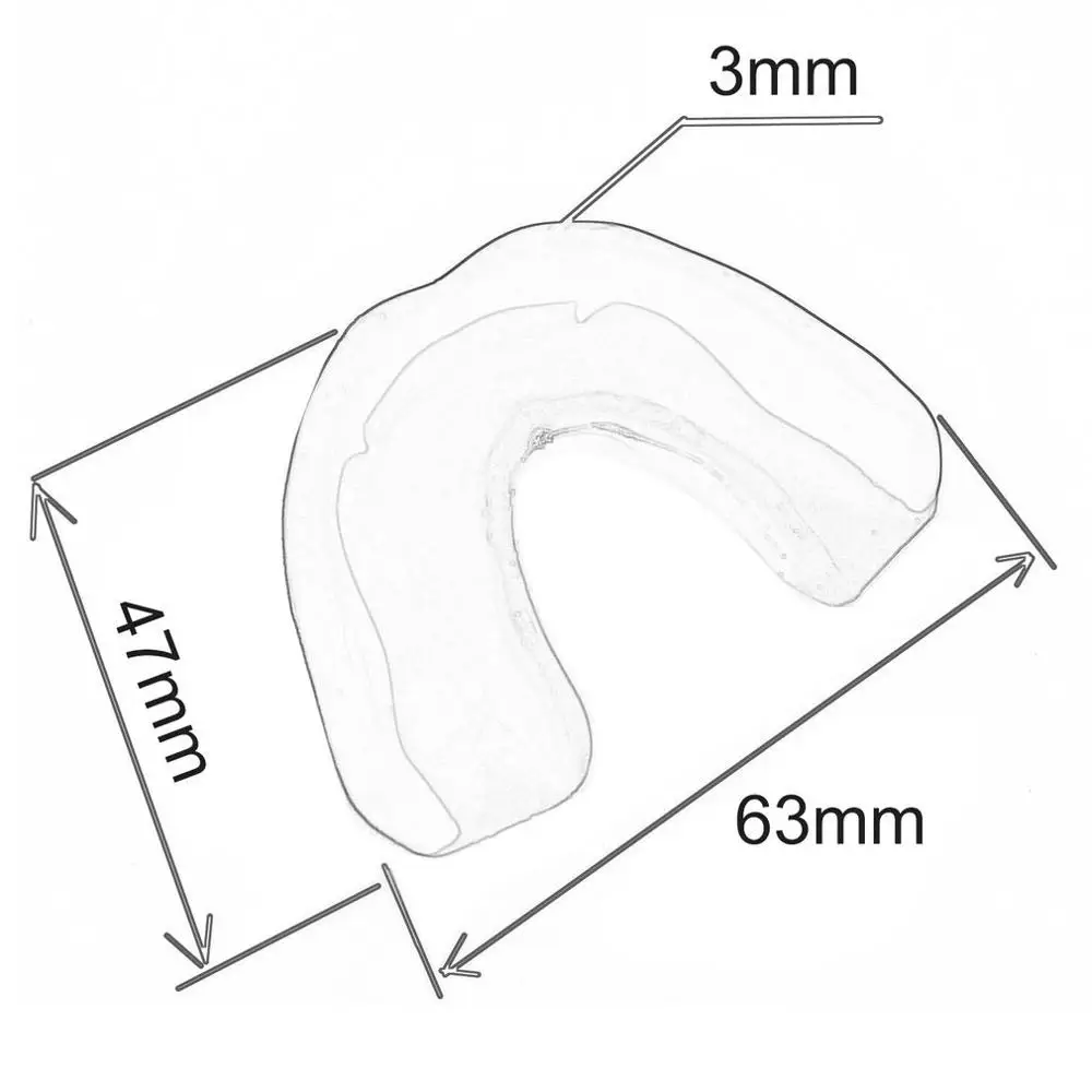 

Professional Soft EVA Sport Football Basketball Thai Boxing Mouth Guard Adult Karate Muay Safety Mouth Protective Teeth Guard