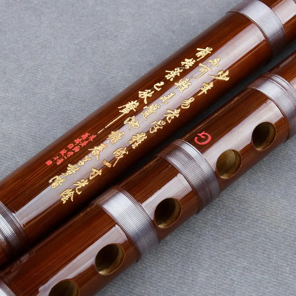 CDEFG Key коричневая канавка ручной работы бамбуковая музыкальный инструмент