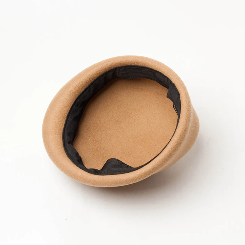 

New Fine Woolen Cloth Duck Tongue Beret Fashion Hat Warm Hat Stage Performance Felt Hat Autumn and Winter