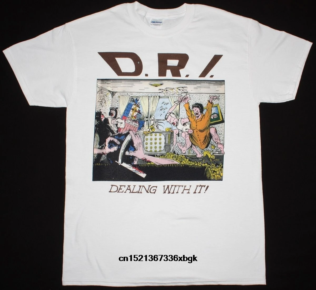 D.R.I. Суицидные склонности S.O.D. Для борьбы с этим Новинка белая футболка рубашки