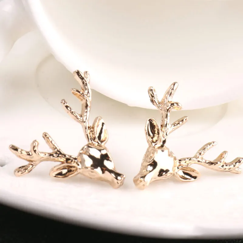 Элегантные Броши простая форма оленя клипса брошь на воротник унисекс FS99 |