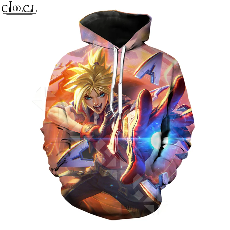 Футболка с 3D принтом игры битвы Академии Ezreal для мужчин и женщин Толстовка игр