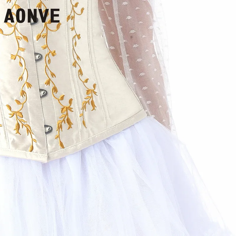 AONVE сексуальный корсет в стиле стимпанк женское белье свадебный готическом топ