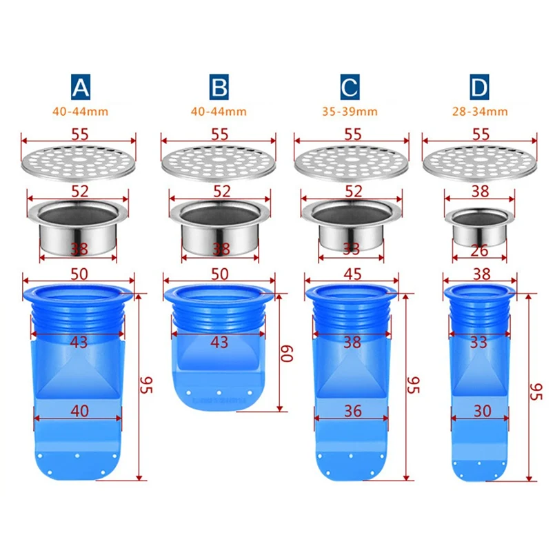 Дезодорант силиконовым сердечником водоотводная труба уплотнительное кольцо
