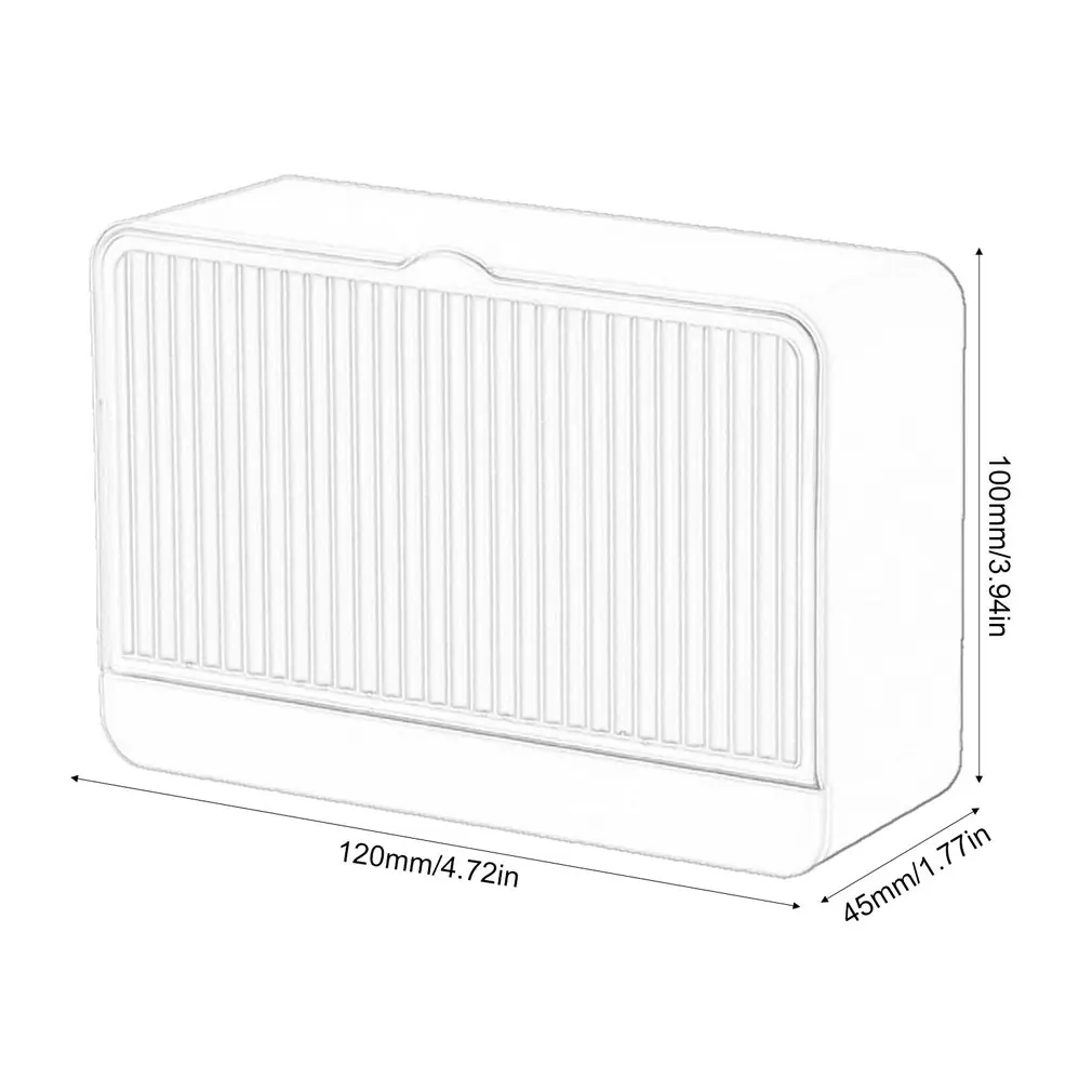 

Portable Creative Wall Mounted Soap Box With Lid Soap Draining Rack Bathroom Clamshell Bar Soap Holder With Drain And Water Tray
