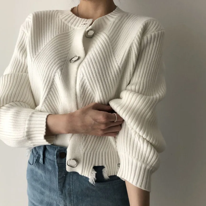 

Sweaters Autumn Vintage Cardigans Loose Winter sweater women Knitted plus size women cardigan knit Button New Oversize Women
