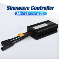 kt electric bicycle controller ebike controller 36v 48v compatible 500w 22a dual mode 250w 14a sinewave waterproof connector