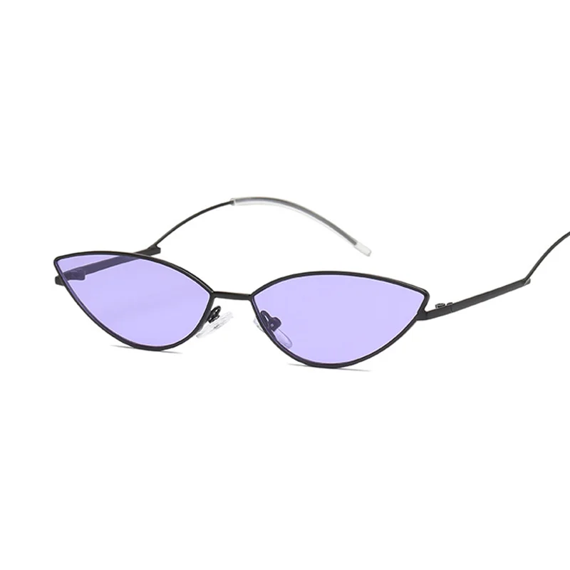 

Cat Eye Vintage Brand Designer Luxury Gold Mirror Sunglasses for Women Metal Reflective Flat Lens Sun Glasses Female Oculos