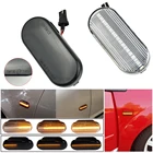 Для SEAT Ibiza 6L SEAT Cordoba, чтобы светодиодный o Леон 1 м для Skoda Octavia Боковой габаритный фонарь светильник Динамический светодиодный указатель поворота мигает индикатор мигалка