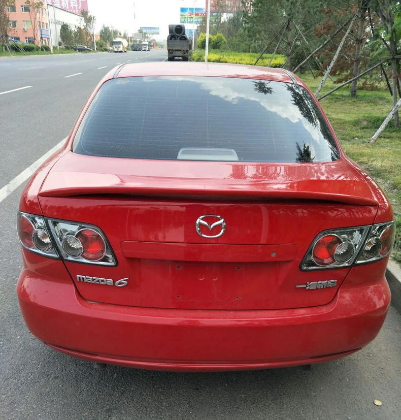 Задний спойлер из АБС пластика для Mazda 6 2006 2014|rear spoiler|car rear wingrear wing |