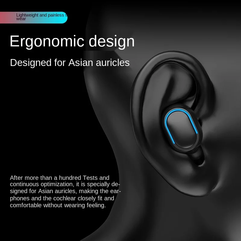 

New TWS Bluetooth headset V 5.0 wireless headset headset waterproof sports wireless headset earbuds with charging box microphone