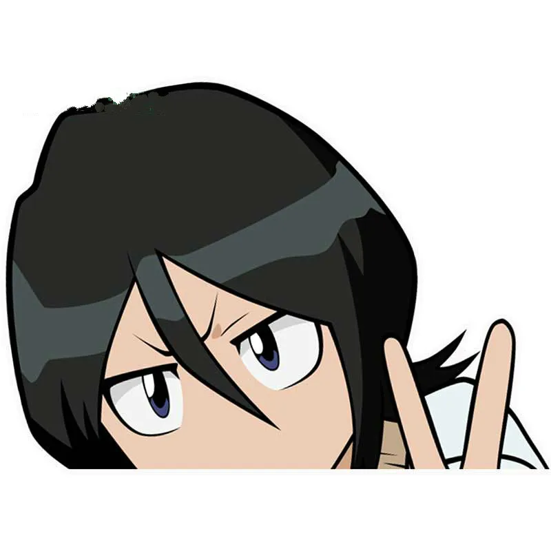 

Bleach Car Stickers Motorcycle Decal Anime Waterproof 3D Creative Windshield Refrigerator Longest Side Car Accessories KK13*13cm