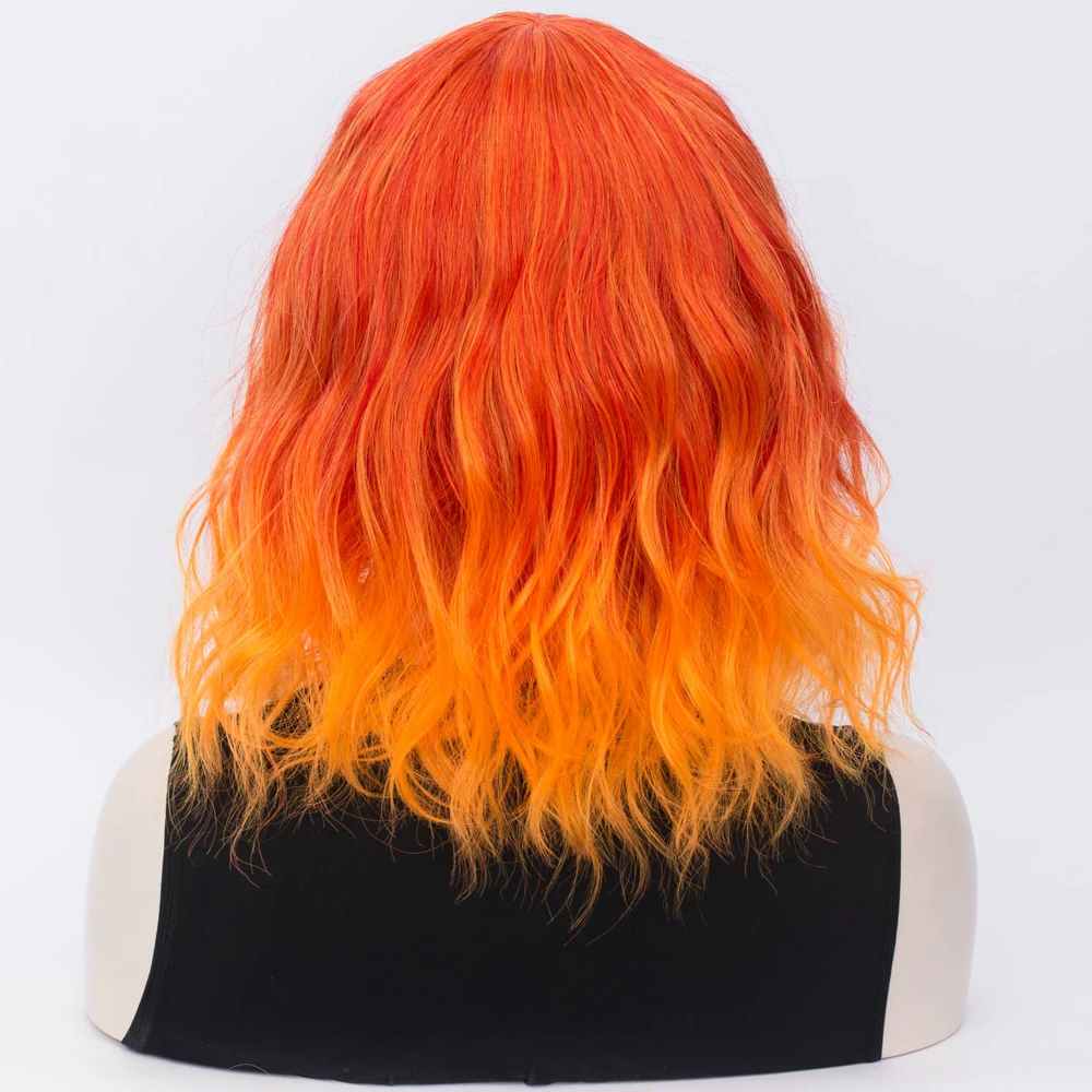 Короткие женские синтетические парики Similler с челкой термостойкий короткий парик