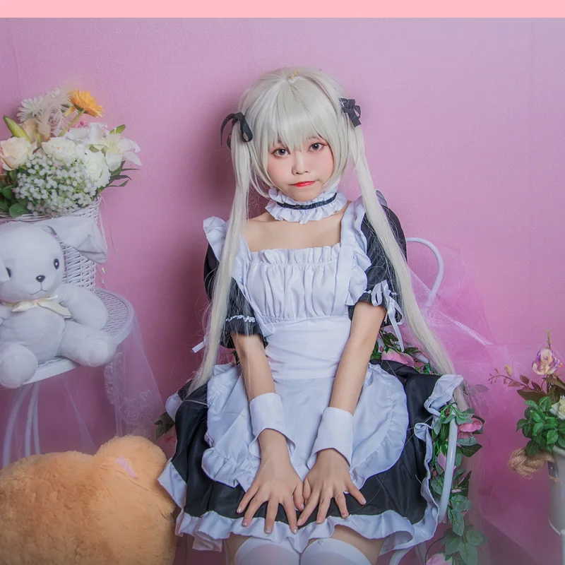 

Женский костюм для косплея аниме Yosuga no Sora, готический костюм сладкой Лолиты, Женский костюм на Хэллоуин