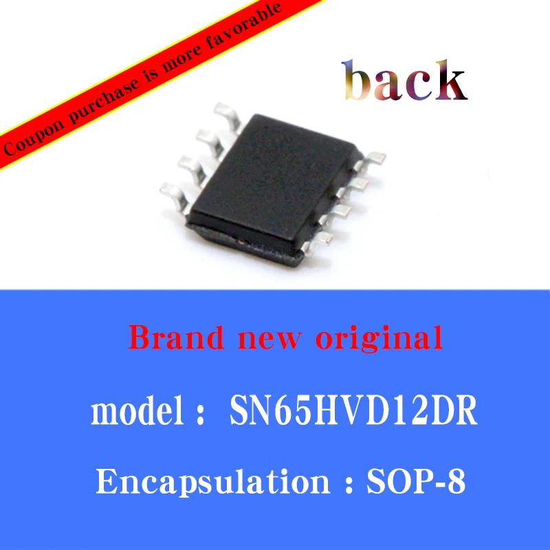 20 шт./партия оригинальная новая накладка SN65HVD12DR SOP-8 трафаретная печать VP12 на чип