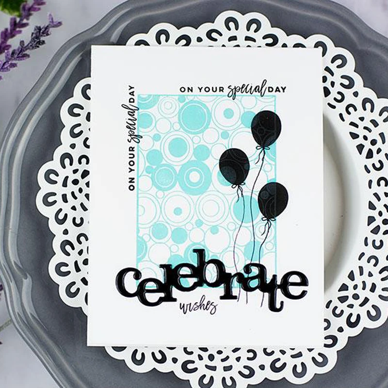 Celebrate Word Die Cuts For Card Making dies scrapbooking metal cutting new 2019 | Дом и сад