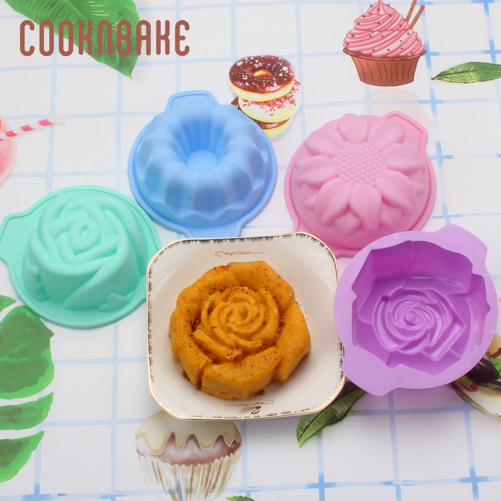 COOKNBAKE силиконовая форма для торта Кондитерские цветы маленькие торты хлеб