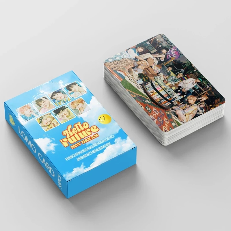 

54pcs/set Kpop NCT DREAM Lomo Cards New Album Hello Future Photocards For Fans Collection NCT HD High Quality Cards