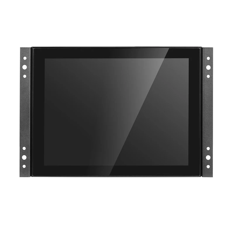 Monitor de pantalla táctil de 8 pulgadas para colgar en la pared, Marco abierto integrado, Monitor de PC Industrial, pantalla LCD