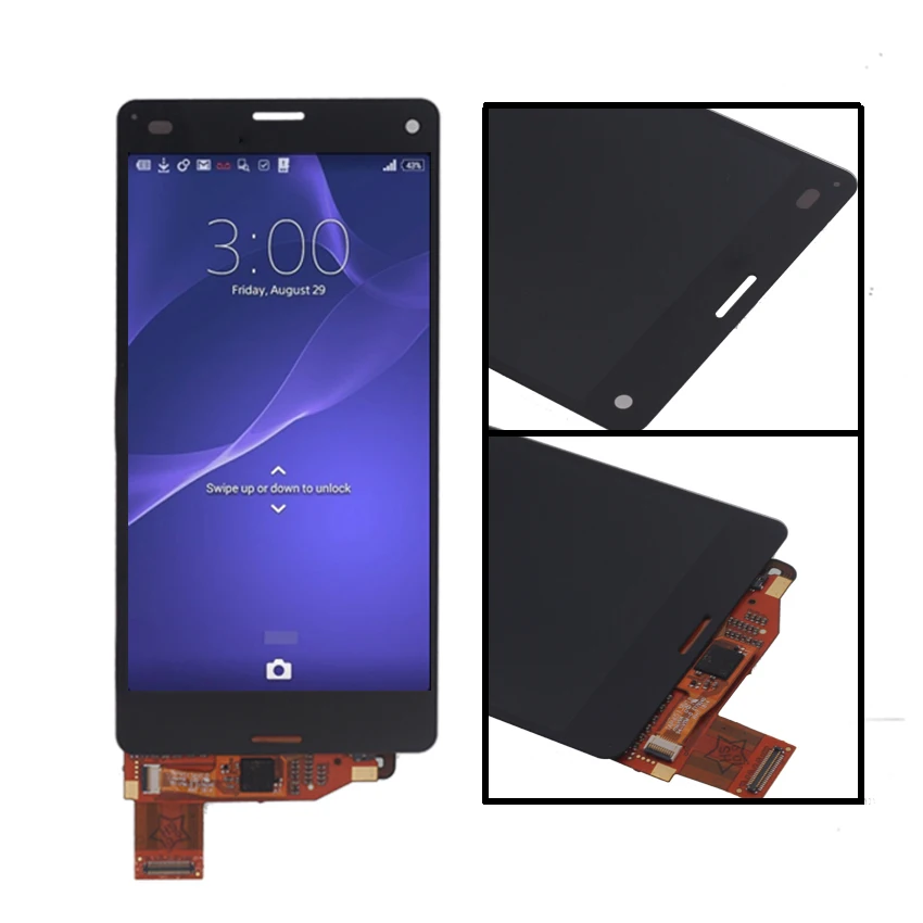 Для Sony Xperia Z3 compact D5803 D5833 ЖК дисплей дигитайзер Сенсорная стеклянная панель Мини