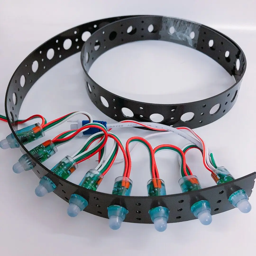 

50M/roll DIY Design Band Flexible Tape Build Christmas Tree Mount Strip Belt Rope For 12mm LED Pixel String Module Light