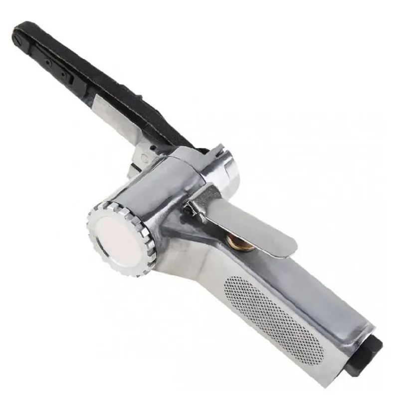 

3/8" Air Belt Sander Set Angle Grinder Grinding Machine High Efficiency Polish Trimming Surface Pneumatic Tool Wood Glass Fiber