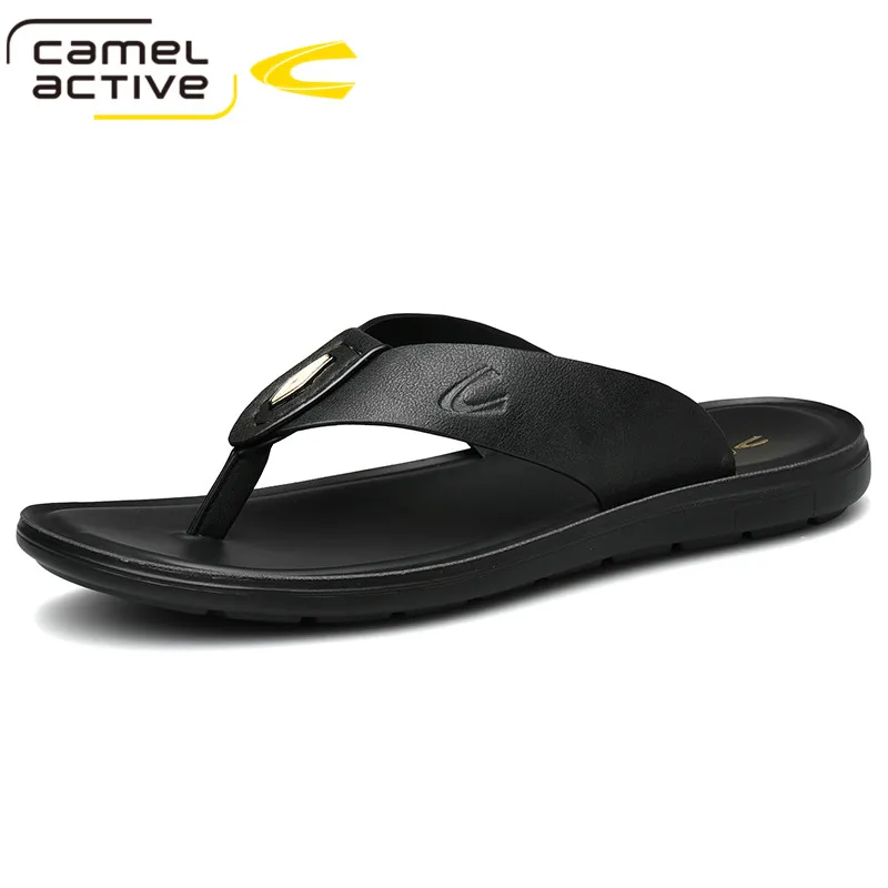 Мужские кожаные шлепанцы Camel Active Повседневная пляжная обувь кроссовки летняя