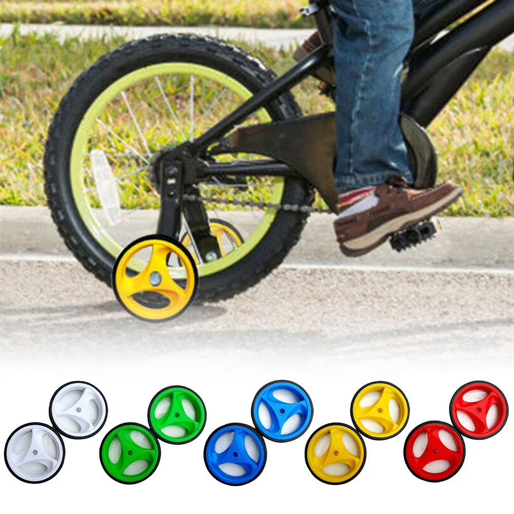 

2pcs Universal Children Bicycle Training Wheels Kids Bike Side Wheels Bicycle Stabiliser Cycling Parts Accessories